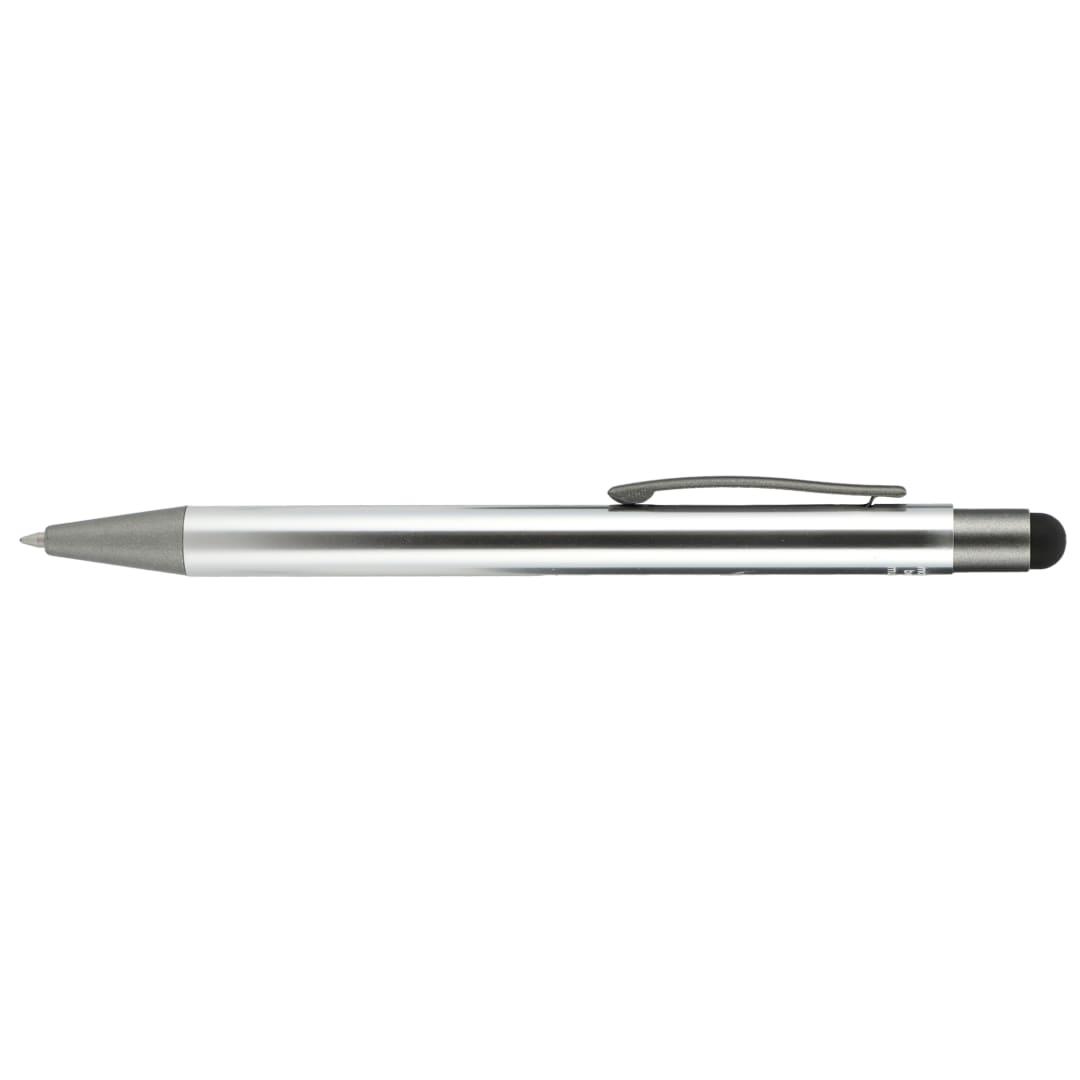 Recycled aluminum gel ballpoint stylus Black miniatura 15