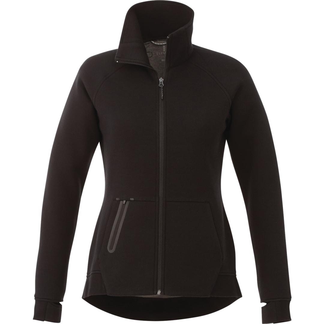 Womens kariba knit jacket Blue miniatura 7