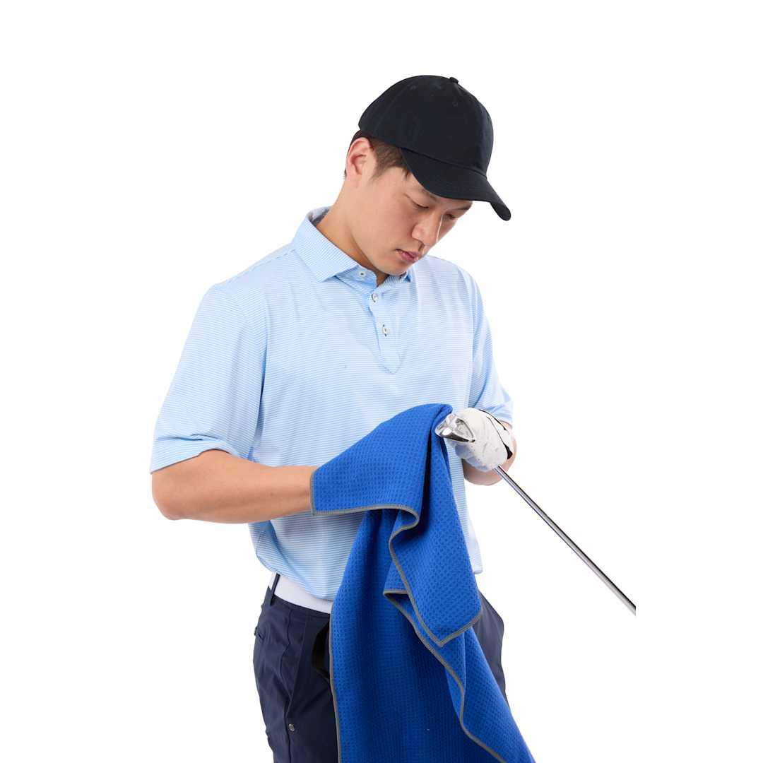 17 X 40 recycled slip-over player towel Black miniatura 8