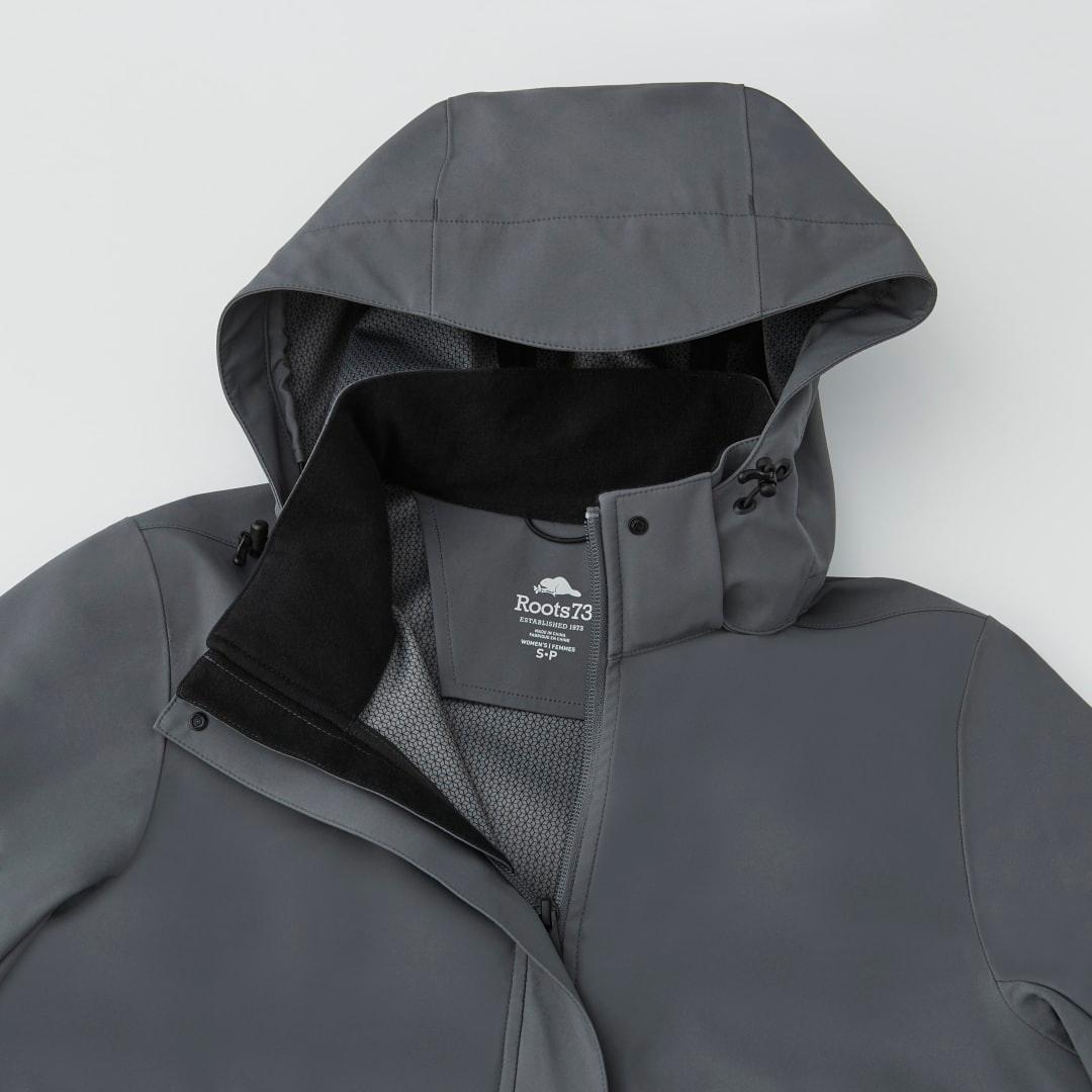 Roots73 napanee eco softshell jacket - womens Dark Gray miniatura 13