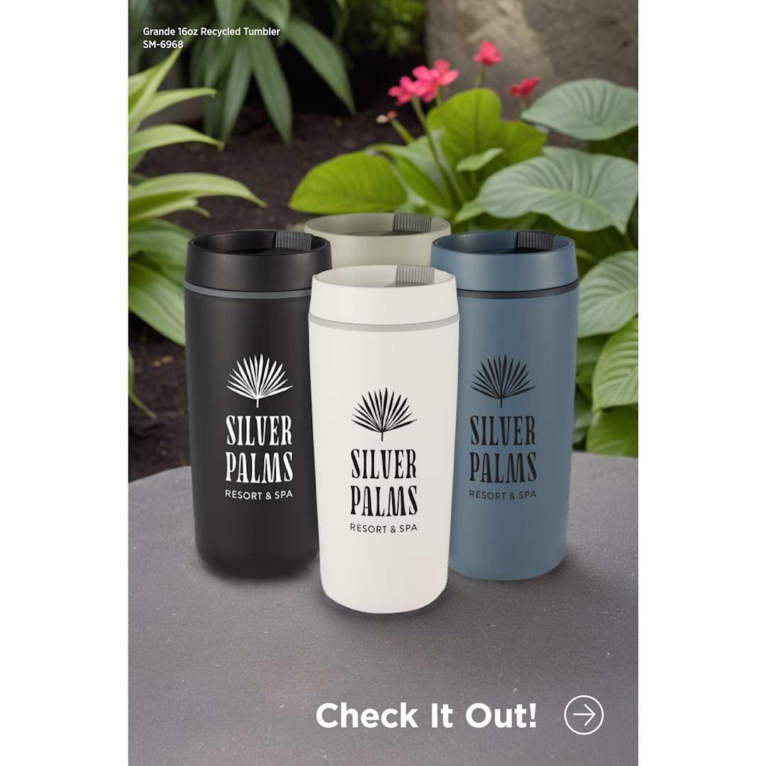 Grande 16oz recycled tumbler Black miniatura 5