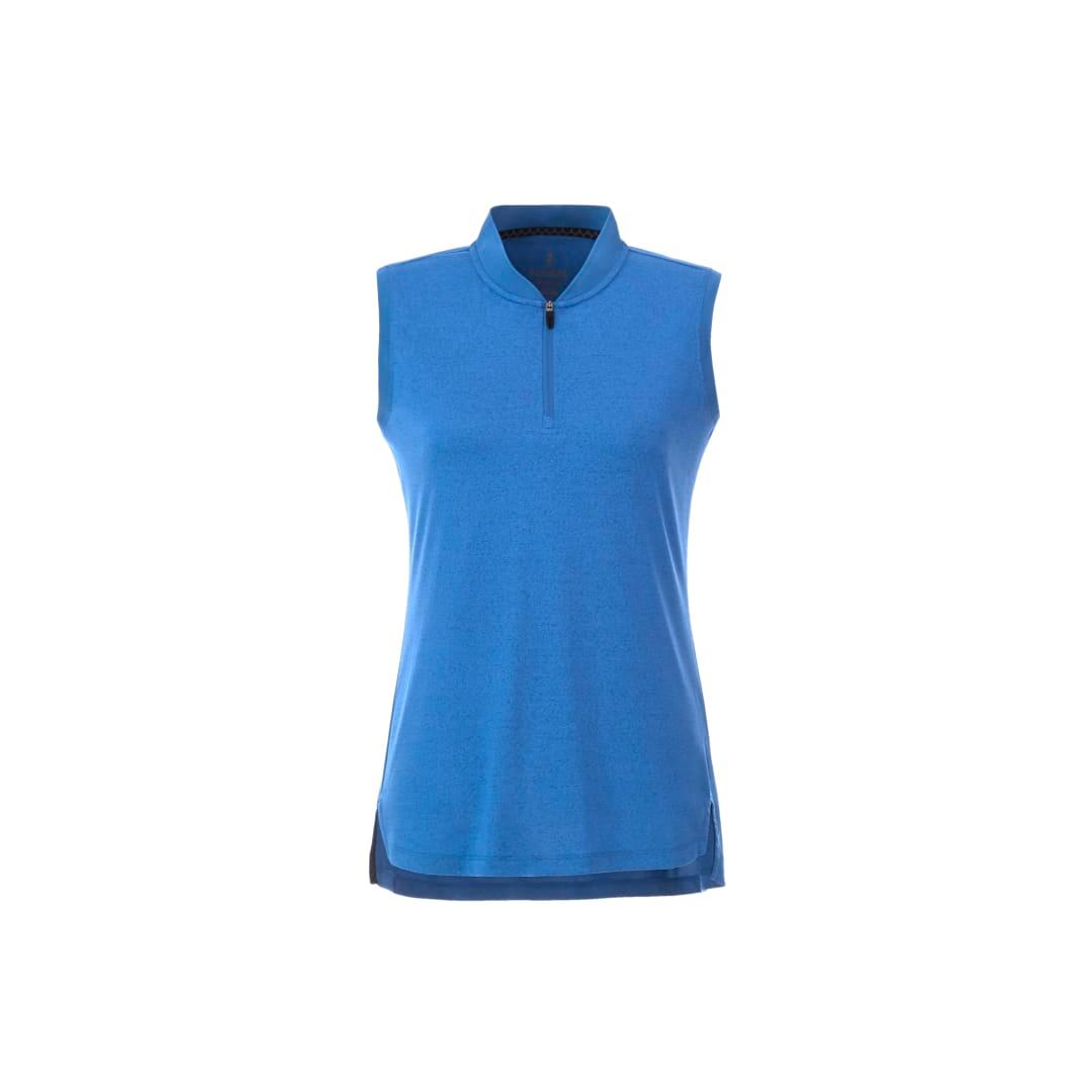 Womens kinport sleeveless polo Wine miniatura 3