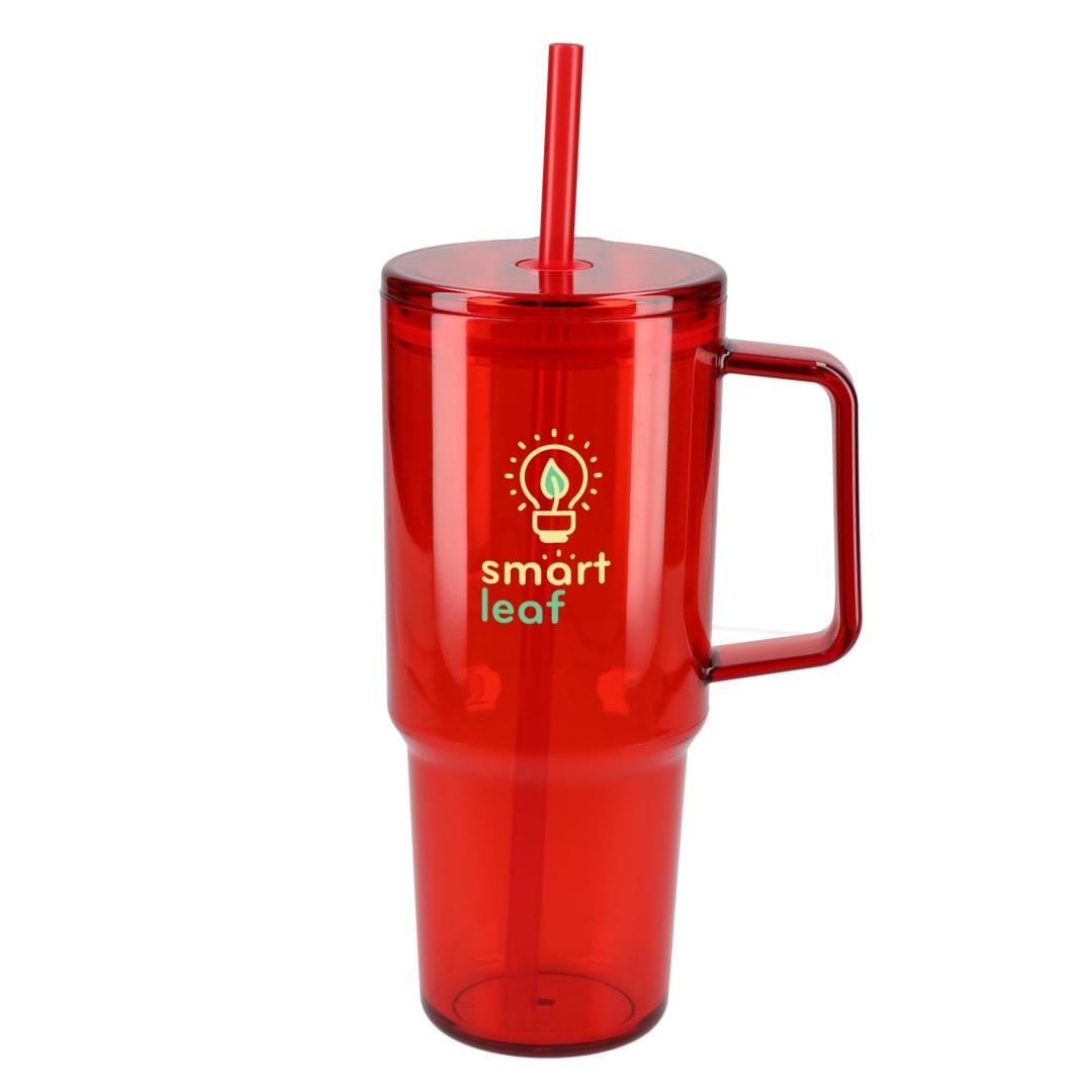 Lucien recycled acrylic travel mug 40oz Black miniatura 21