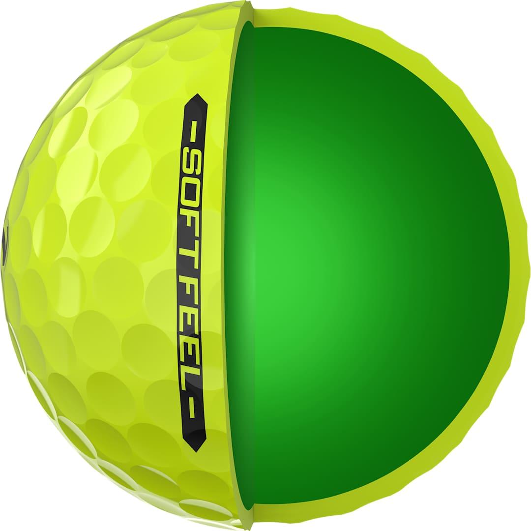 Srixon soft feel golf balls - 3 pack White miniatura 19