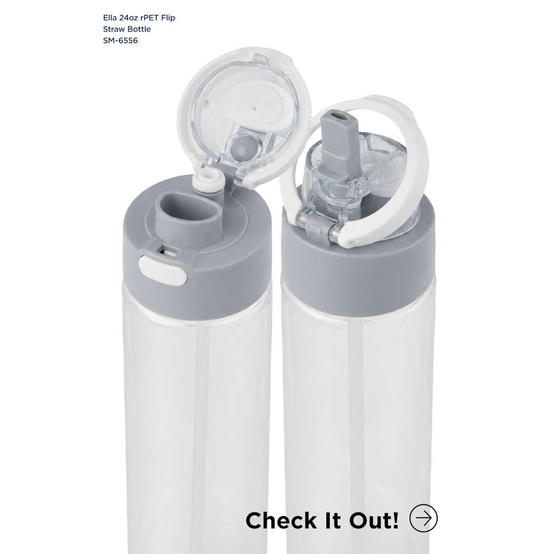 Ella rpet single wall sports bottle 24oz Red miniatura 4
