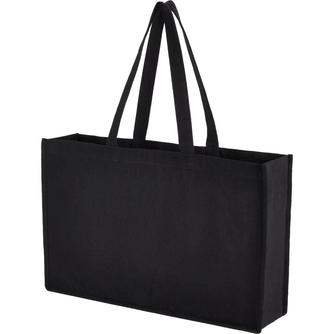 Repose 10oz recycled cotton shoulder tote Grey front