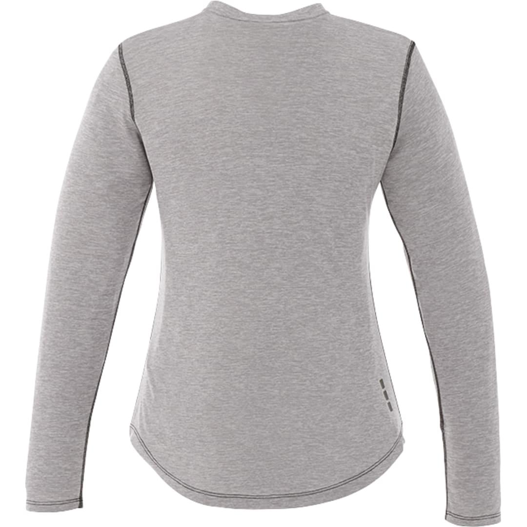 Womens quadra long sleeve top Red miniatura 6