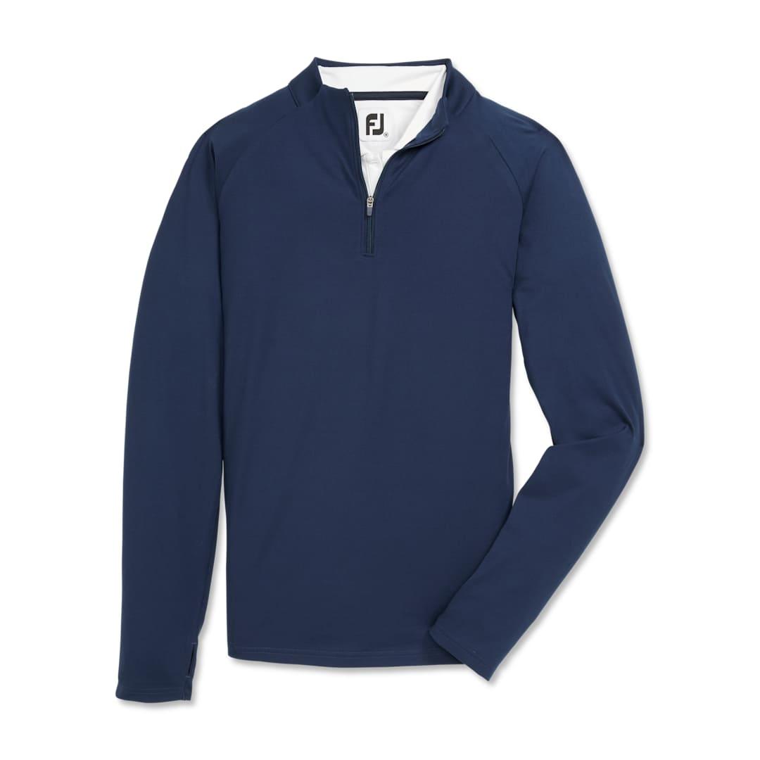 Footjoy womens quarter-zip Navy Blue miniatura 3