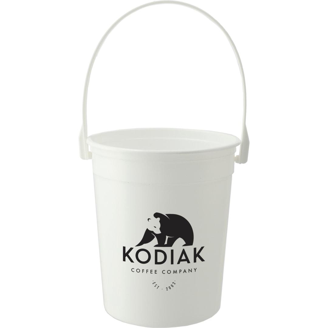 32Oz pail with handle Clear miniatura 10