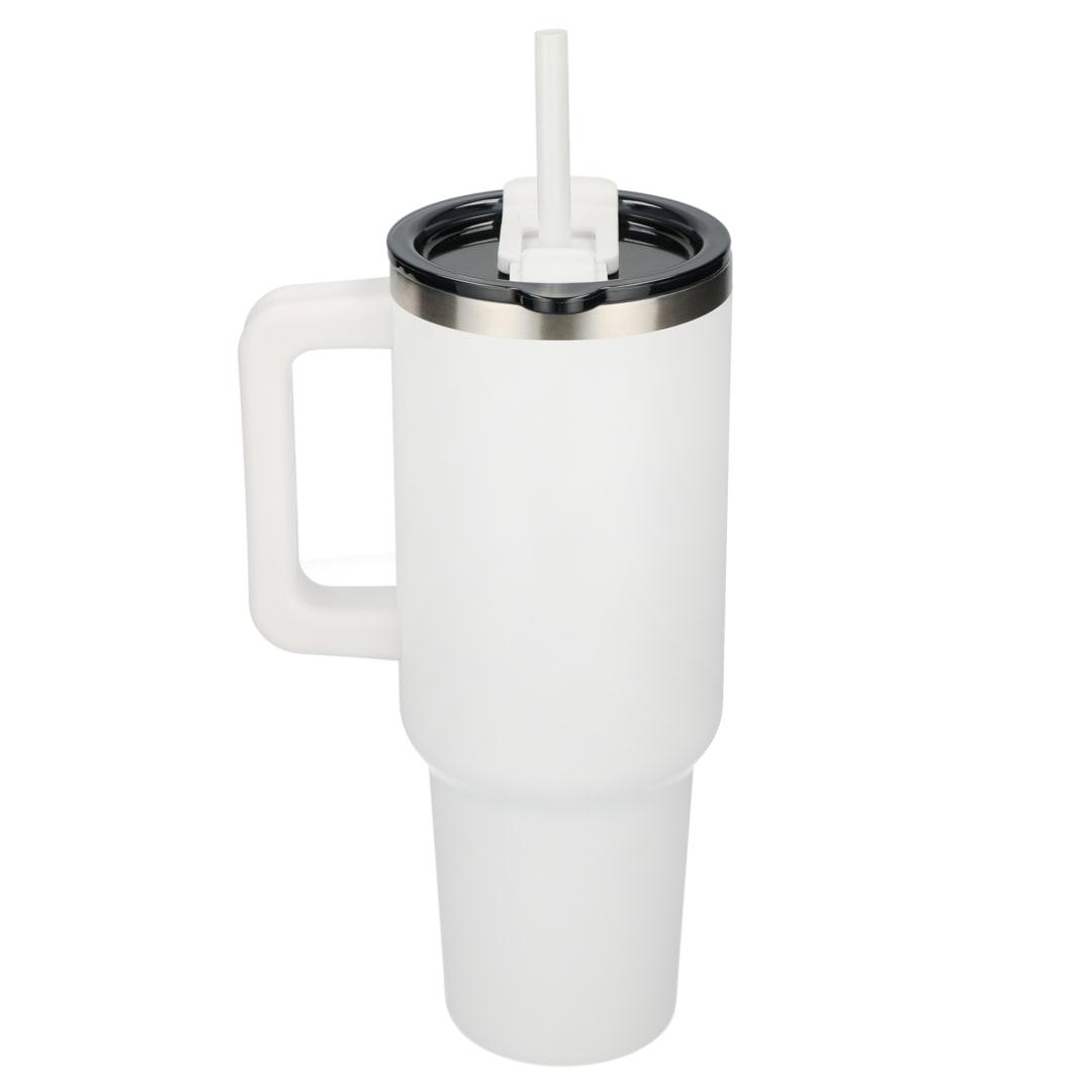 Pinnacle recycled travel tumbler with straw 40oz Black miniatura 46