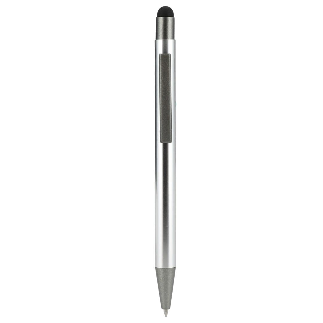 Recycled aluminum gel ballpoint stylus Black miniatura 14