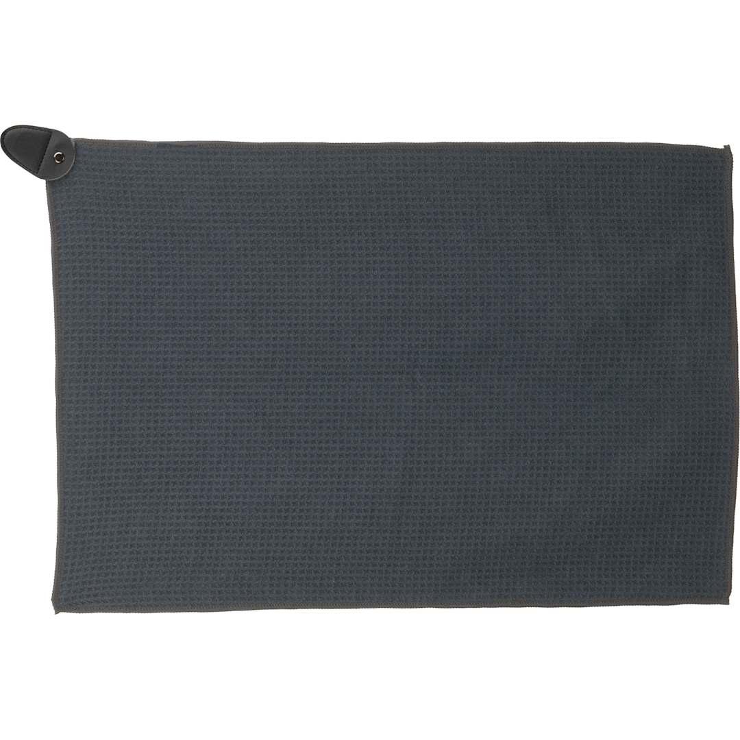 300G magnetic waffle golf towel Black miniatura 16