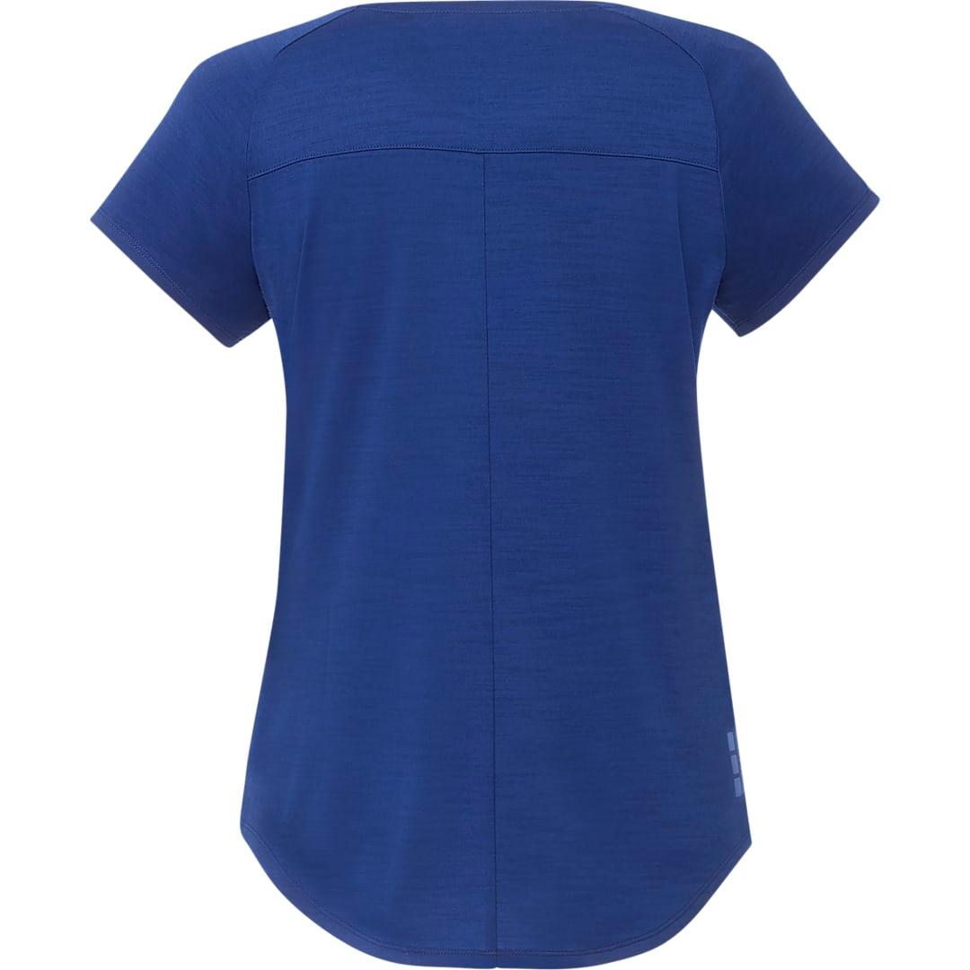 Womens amos eco ss top Blue miniatura 3