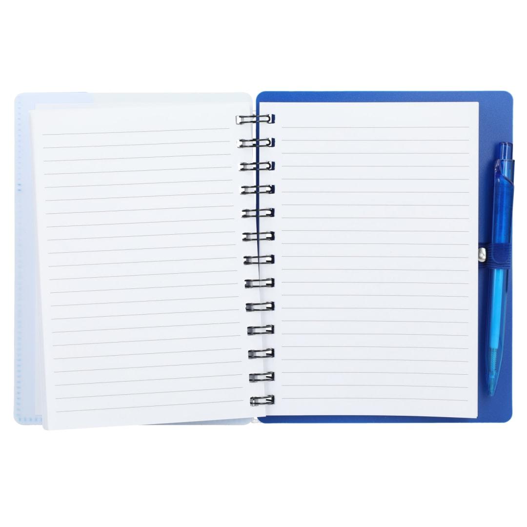 5 X 7 recycled pace spiral notebook w pen Black miniatura 8