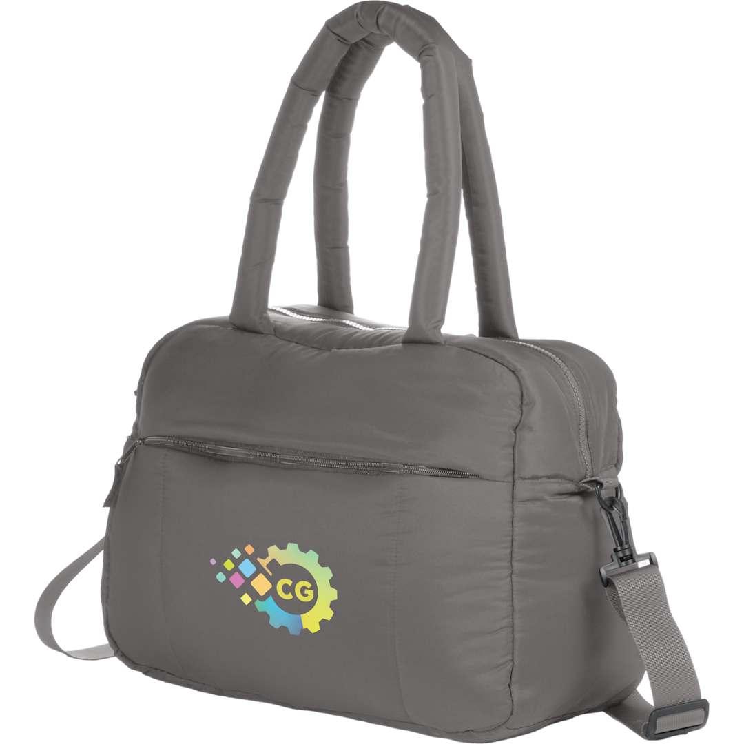 Puffer recycled duffle bag Grey miniatura 8