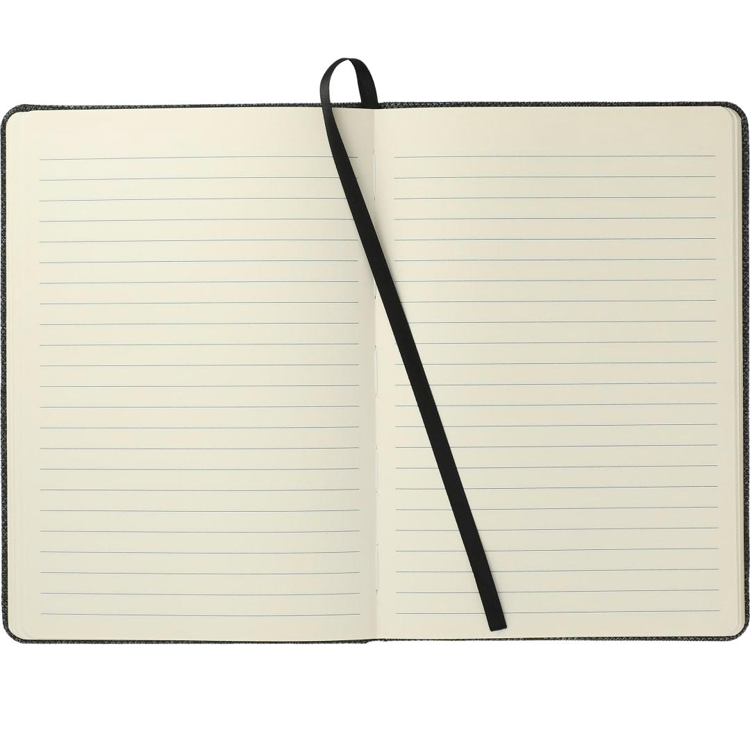 Fsc® mix 5.5 x 8.5 vila rpet bound notebook Dark Gray miniatura 3