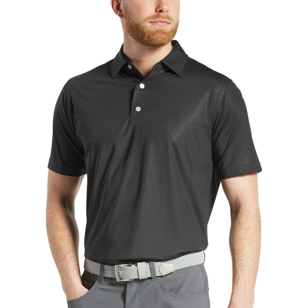 Footjoy mens tonal dot print polo Royal miniatura 22