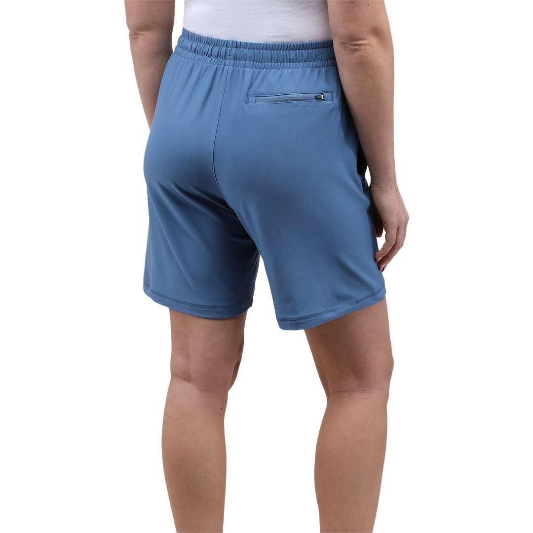Wellable womens knit short Blue miniatura 3
