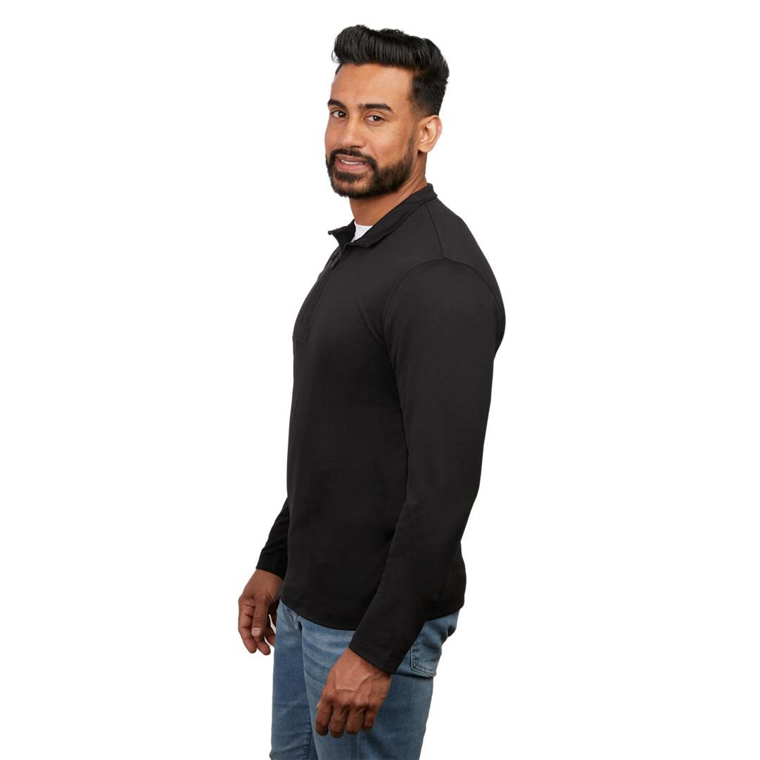 Izu everything performance eco 1/4 zip - mens Navy Blue miniatura 24