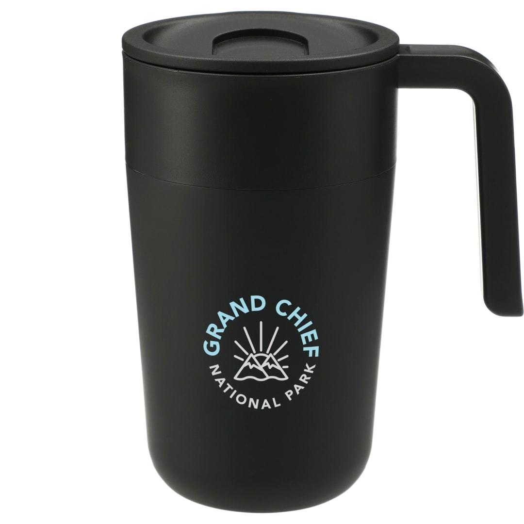 Sigrid 16oz mug with recycled plastic Black miniatura 6