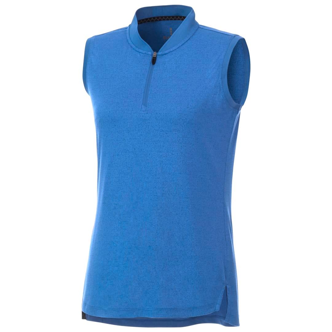 Womens kinport sleeveless polo Wine miniatura 12