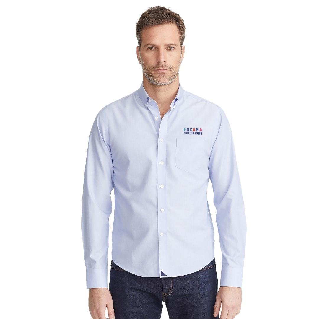 Untuckit hillside select wf long slv shirt-mens Blue miniatura 6