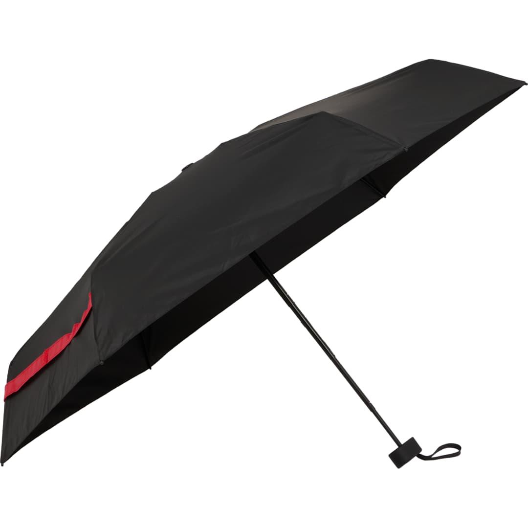 37 Compact travel umbrella with case Black miniatura 16