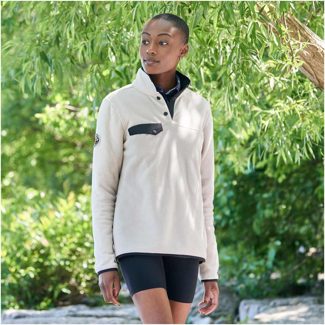 Roots73 westville eco microfleece pullover-womens Beige miniatura 8