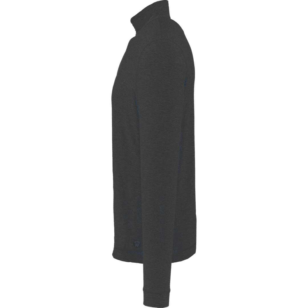 Wellable mens knit 1/4 zip Dark Gray miniatura 11