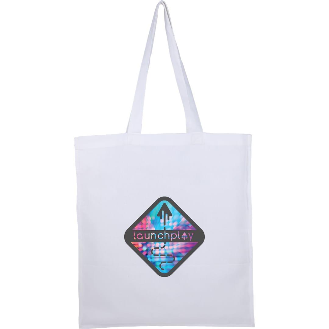 Double-stitched 8oz organic cotton tote Navy Blue miniatura 14
