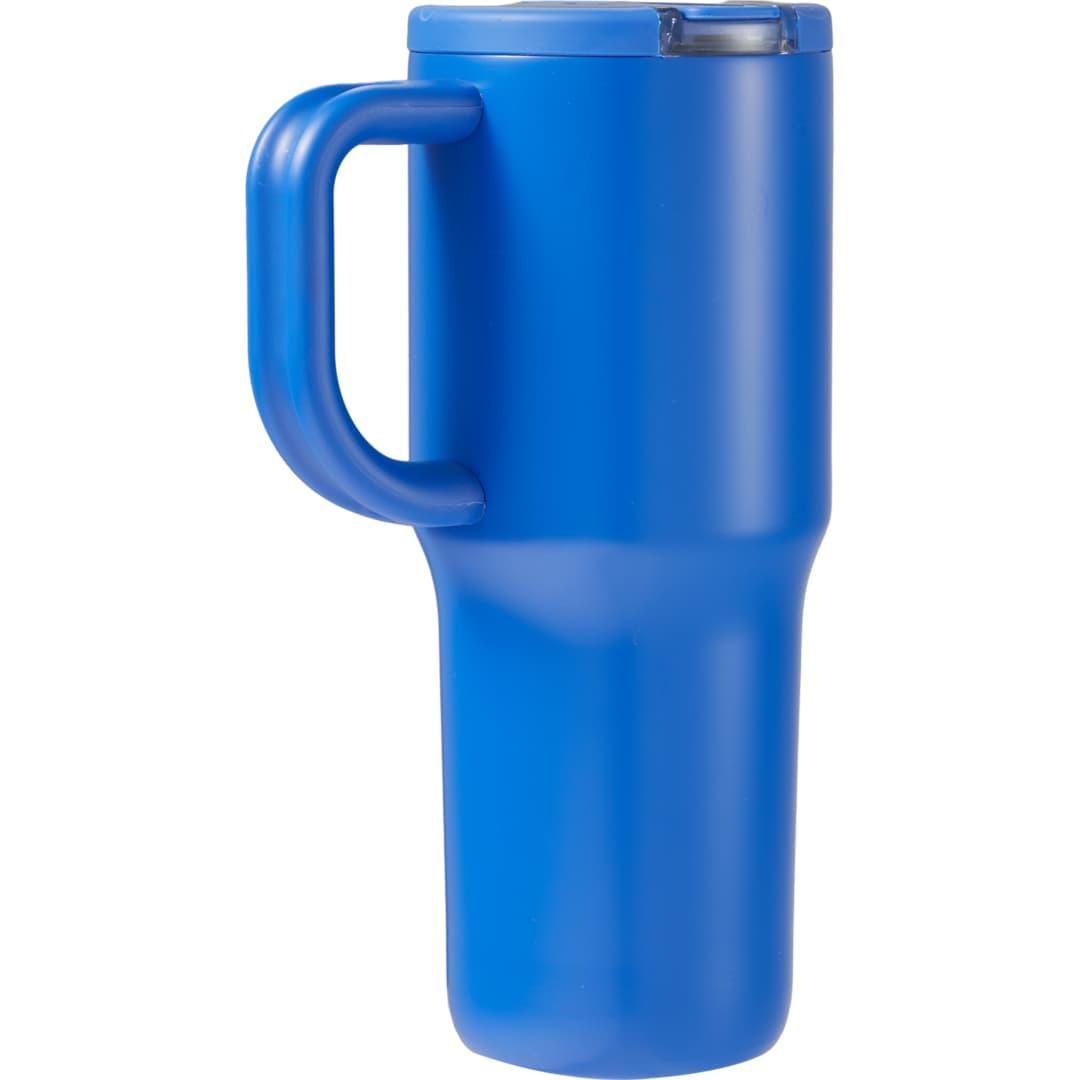 Alpine 30oz vac insul mug w/protective straw cover Bay Blue miniatura 6