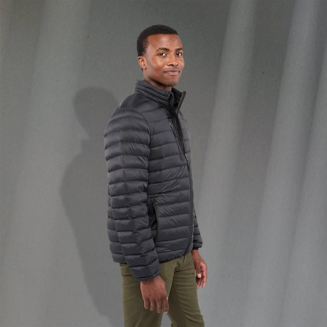 Mens whistler light down jacket Black miniatura 29