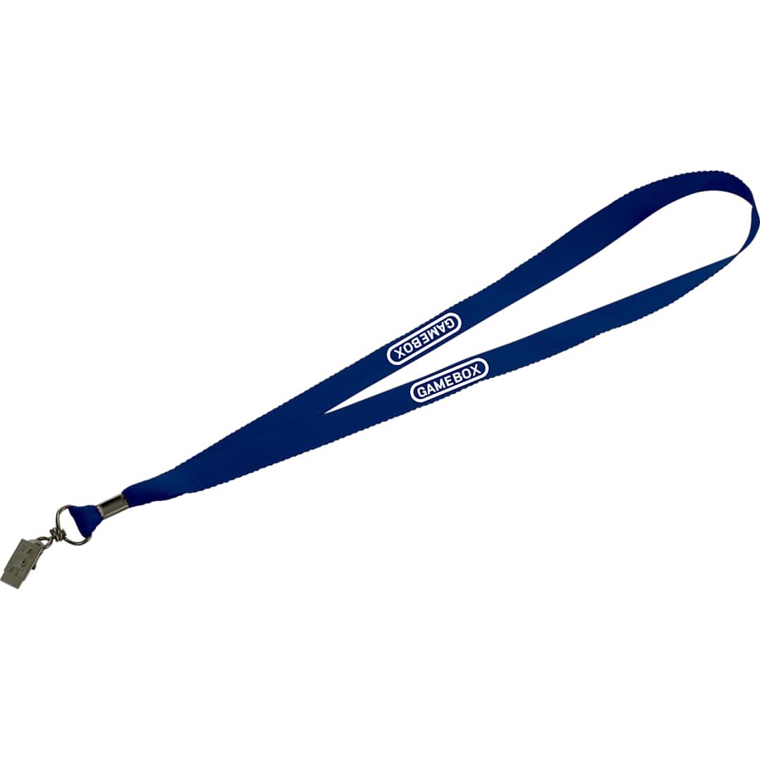 Lanyard with bulldog clip Red miniatura 10