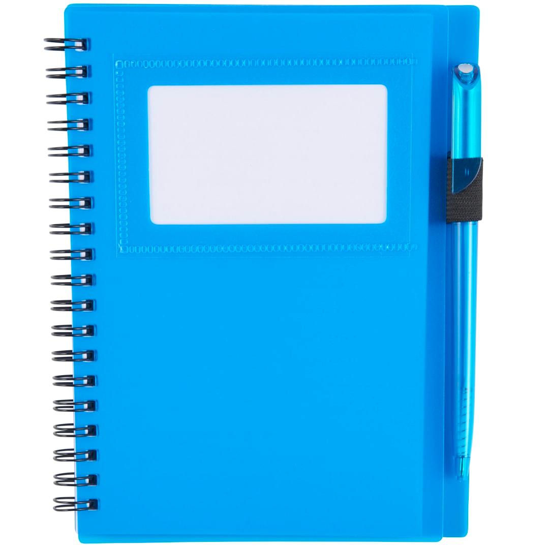 Fsc® mix 5.5 x 7 star spiral notebook with pen White miniatura 7