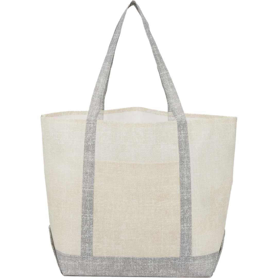 Recycled beacon non-woven all purpose tote Grey miniatura 5