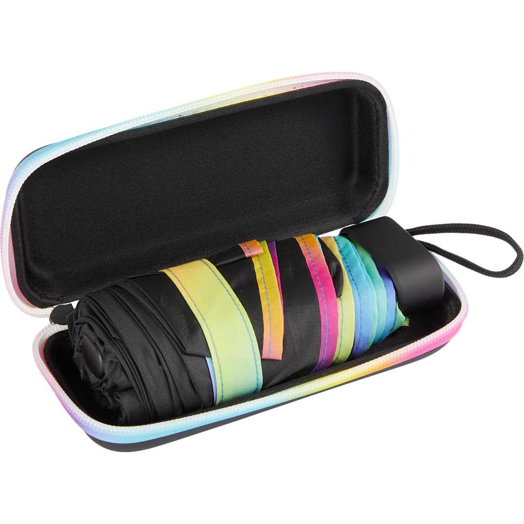 37 Compact travel umbrella with case Black miniatura 25