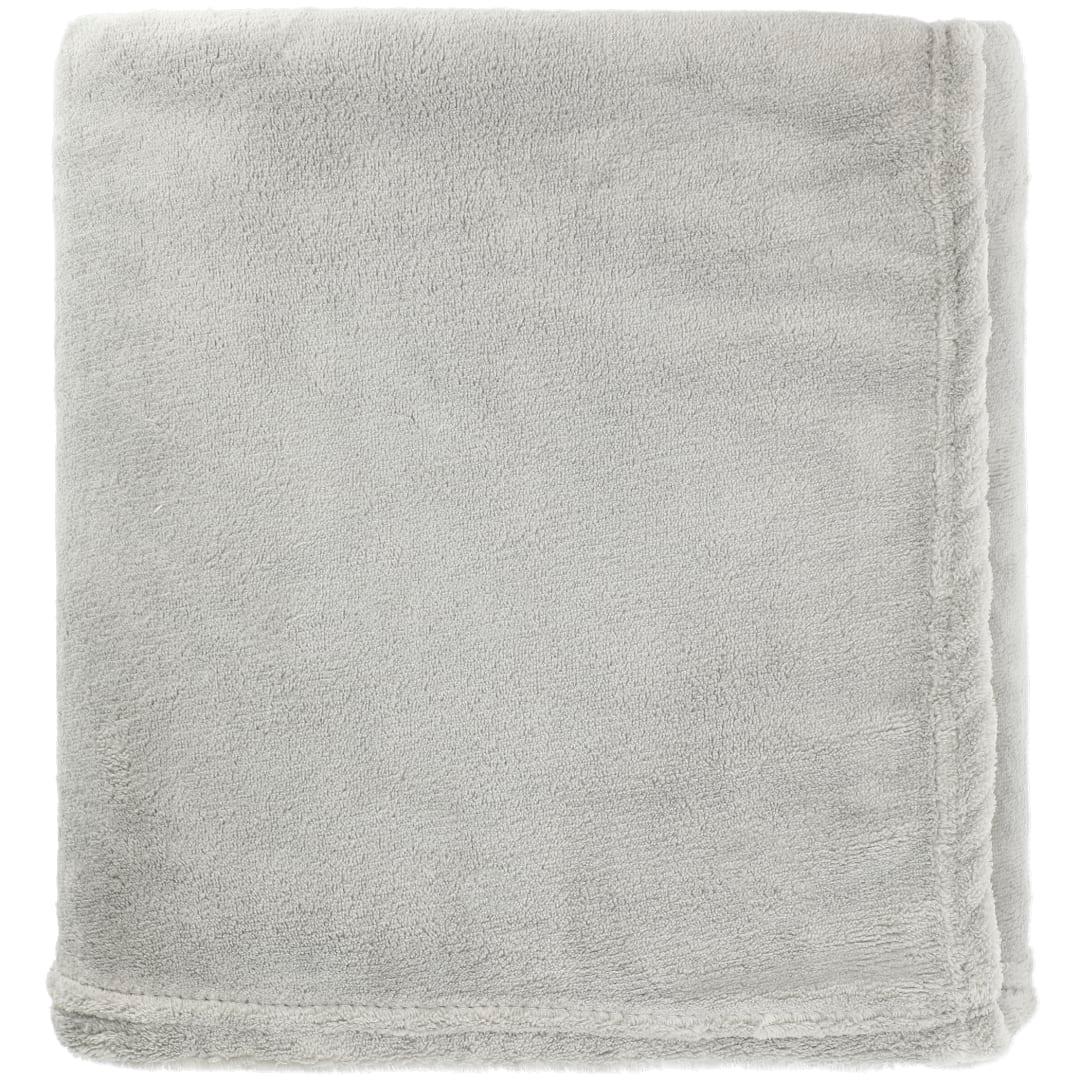 Micro coral plush blanket Grey miniatura 7