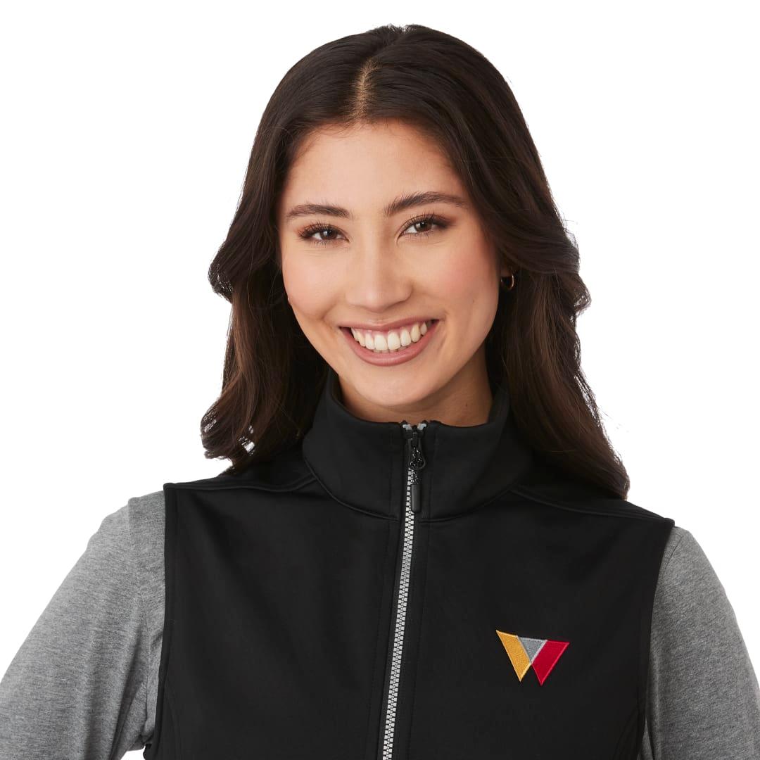 Joris eco softshell vest- womens Black miniatura 23