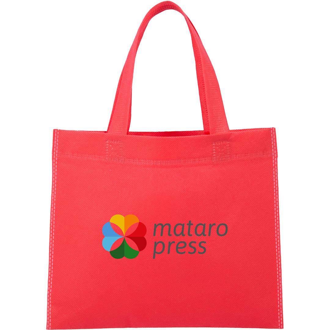 Mini non-woven heat sealed tote Red miniatura 20