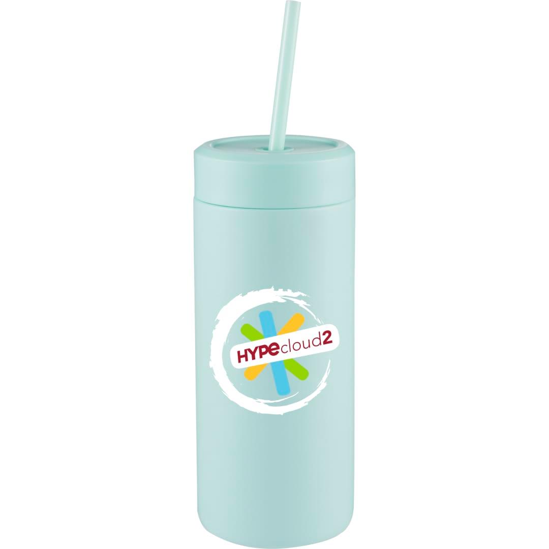 Sol tonal straw tumbler 20oz Grey miniatura 14