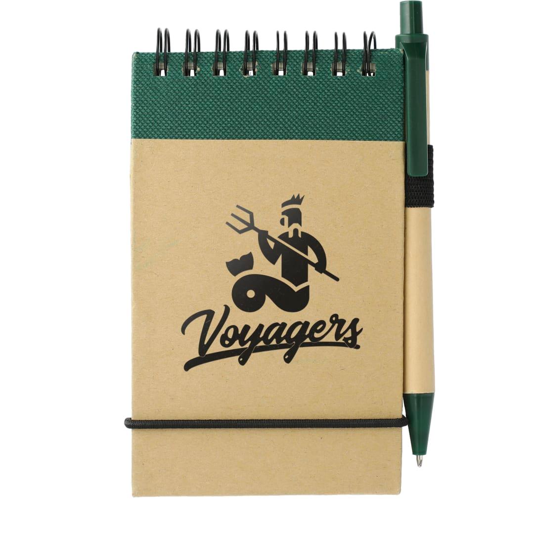 Fsc® mix 5 x 3 recycled jotter with pen Natural miniatura 19