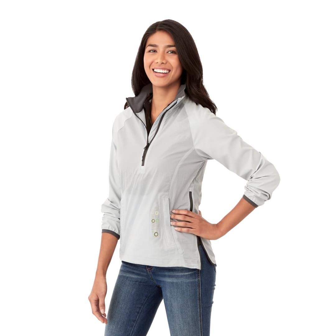 Womens odaray 1/2 zip jacket Black miniatura 7