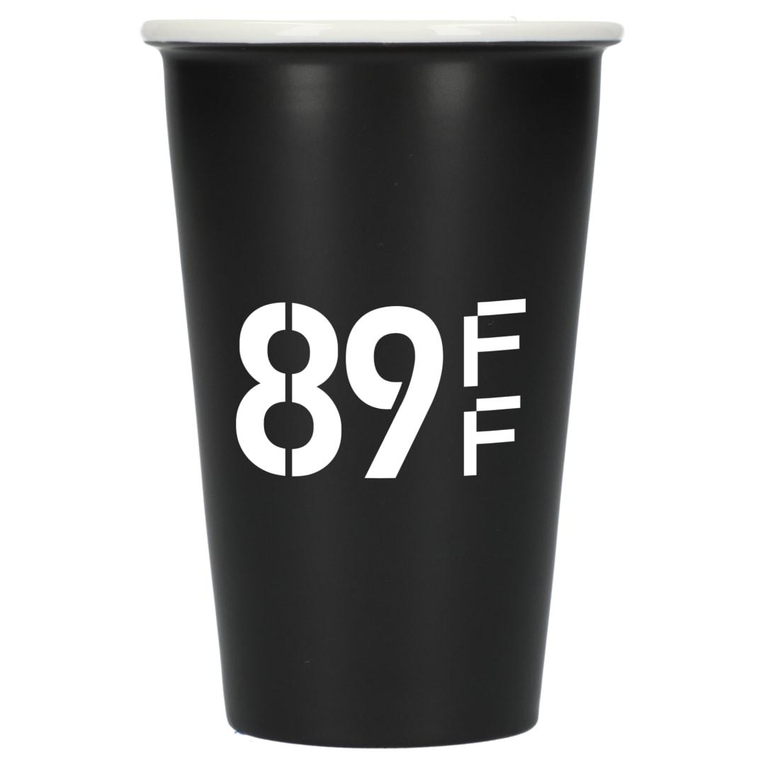 Im not a paper cup 10oz ceramic tumbler Black miniatura 8