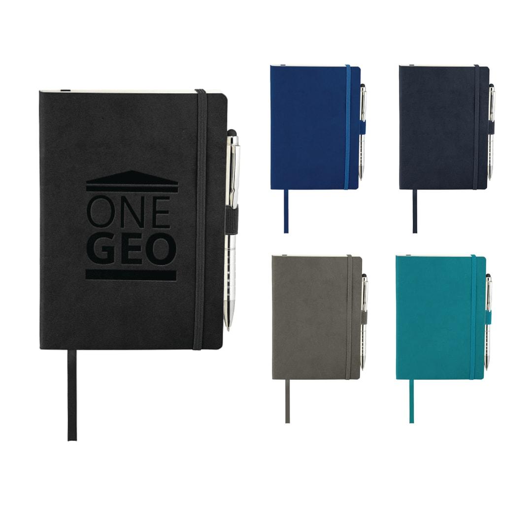 Fsc® mix 5 x 7 revello soft bound journal Turquoise front