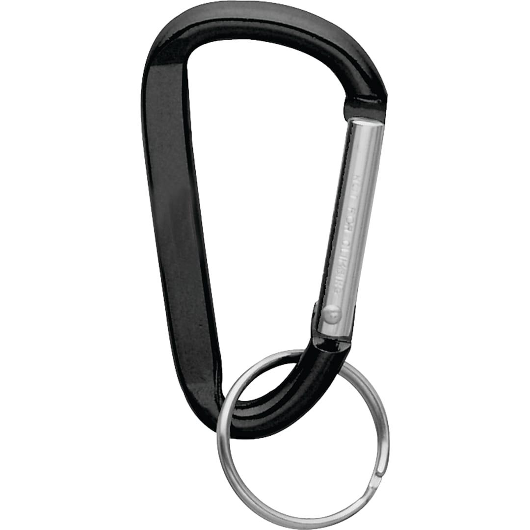 Small carabiner key ring Red miniatura 3