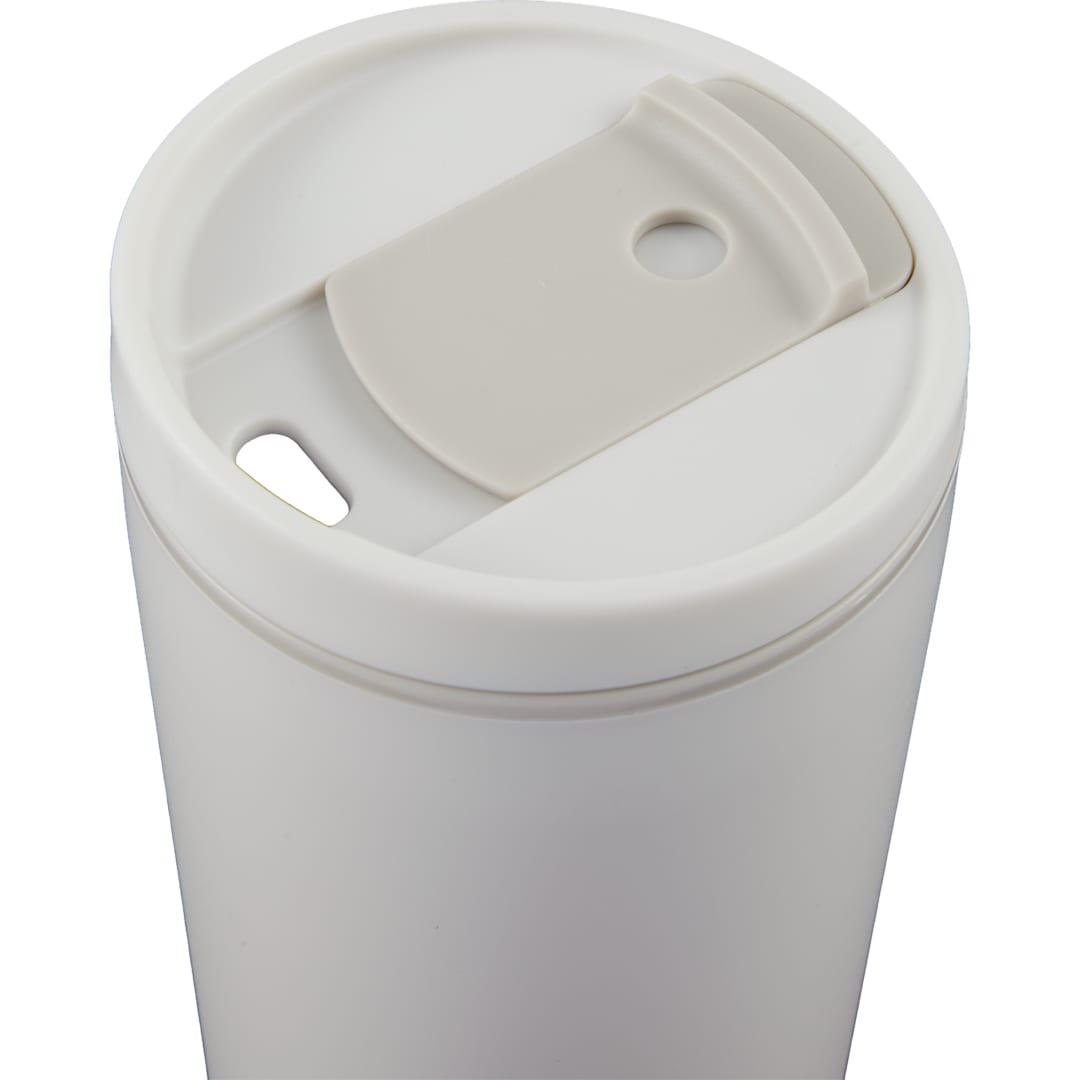 Santino recycled tumbler w/ dual function lid 16oz Black miniatura 27