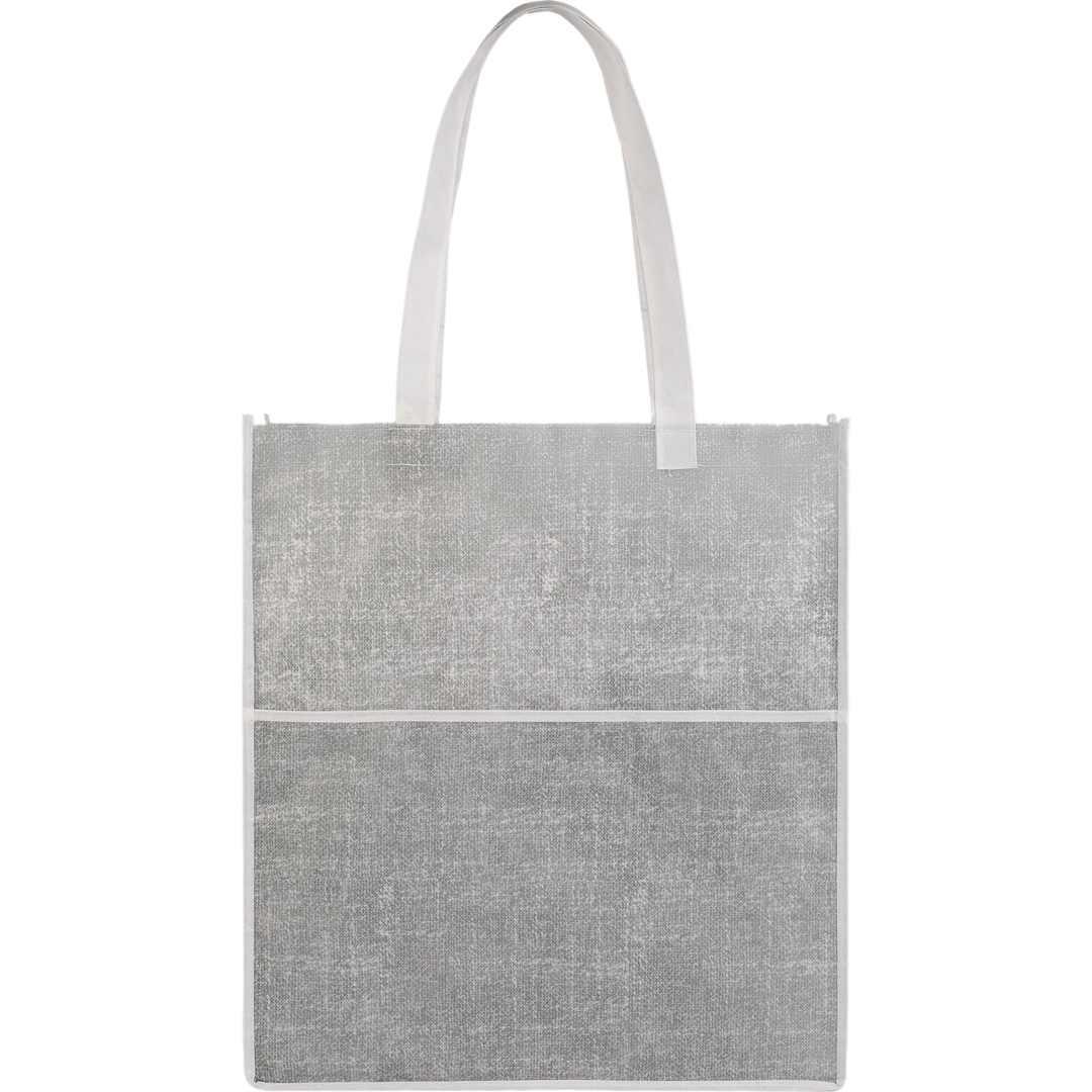 Apollo recycled non-woven convention tote Black miniatura 5
