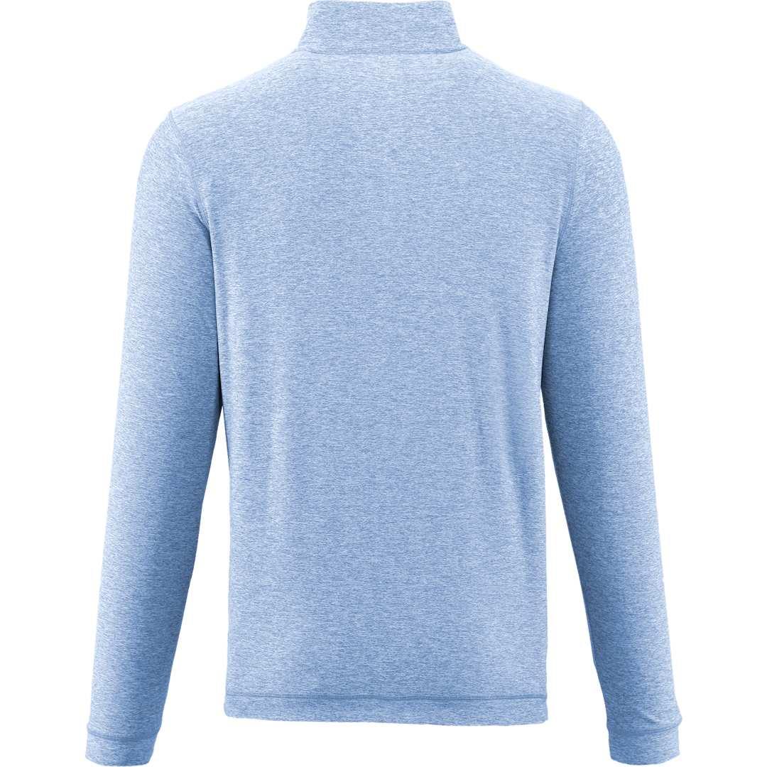 Wellable mens knit 1/4 zip Dark Gray front