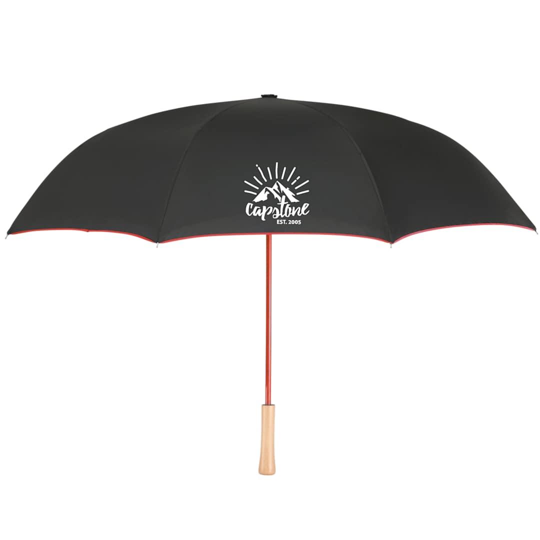 48 Recycled manual inversion umbrella Black miniatura 28