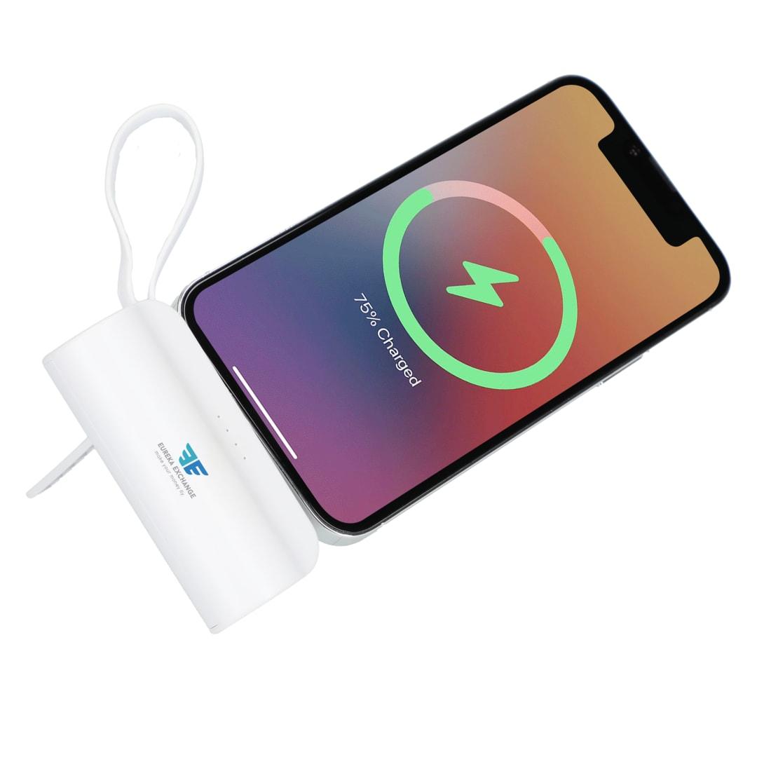 Hue 5000 mah power bank with multi tips Black miniatura 31